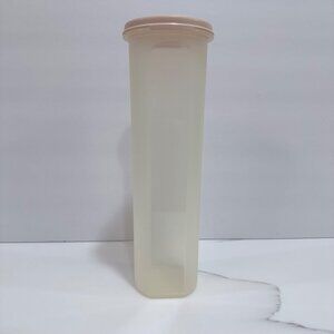 Vintage Tupperware Modular Mates Pasta Keeper Dispenser Pink Lid #1661-2